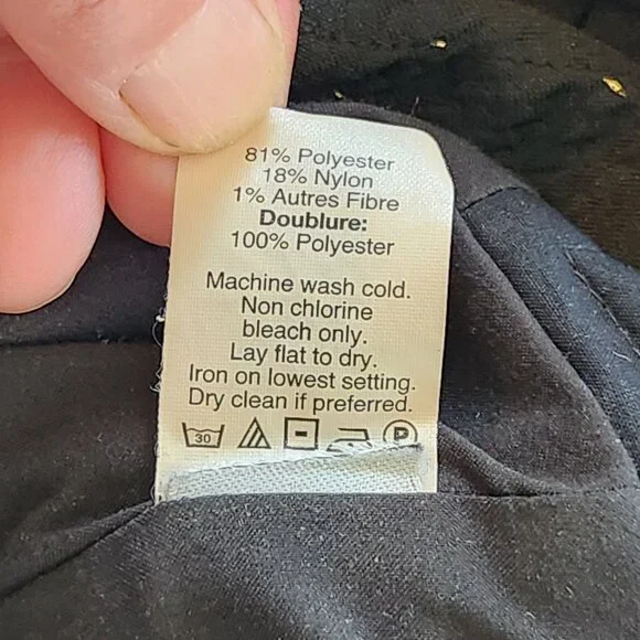 Madewell Nightfall metallic black mini skirt - Picture 11 of 13